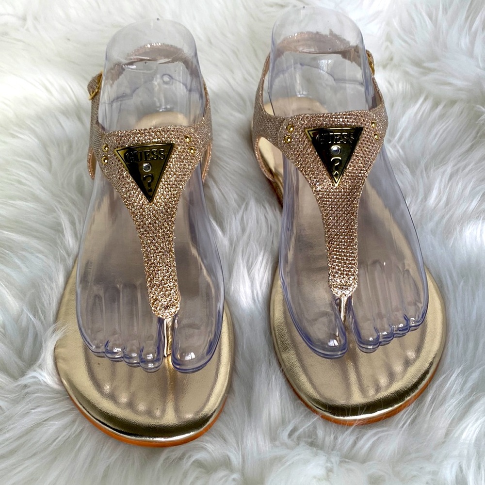 SOLD Guess Gold Sandals